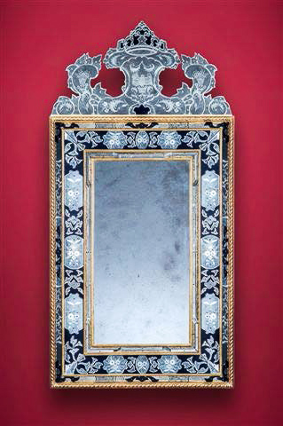 Specchio in vetro di Murano IL CAMPIELLO SP10