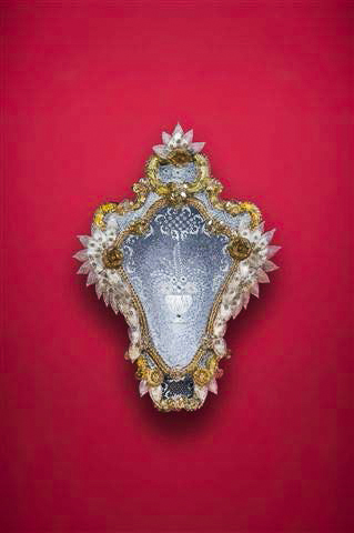 Specchio in vetro di Murano IL CAMPIELLO SP26
