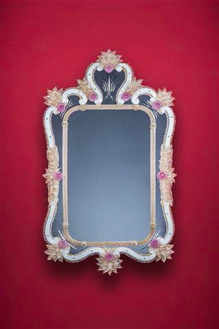 Specchio in vetro di Murano IL CAMPIELLO SP19